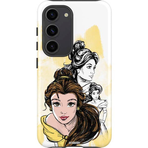 Disney Princess Belle Sketch Galaxy S23 Pro Case