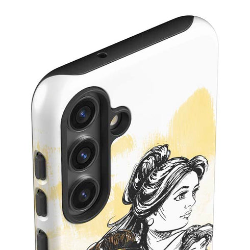 Disney Princess Belle Sketch Galaxy S24 Plus Impact Case