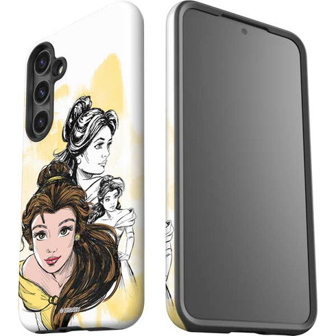 Disney Princess Belle Sketch Galaxy S24 Plus Impact Case