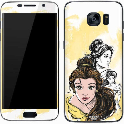 Disney Princess Belle Sketch Galaxy S7 Skin