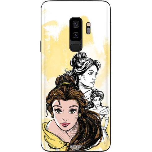 Disney Princess Belle Sketch Galaxy S9 Plus Skin