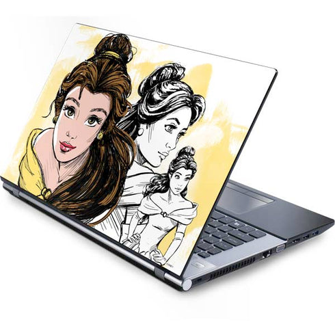 Disney Princess Belle Sketch Generic Laptop Skin