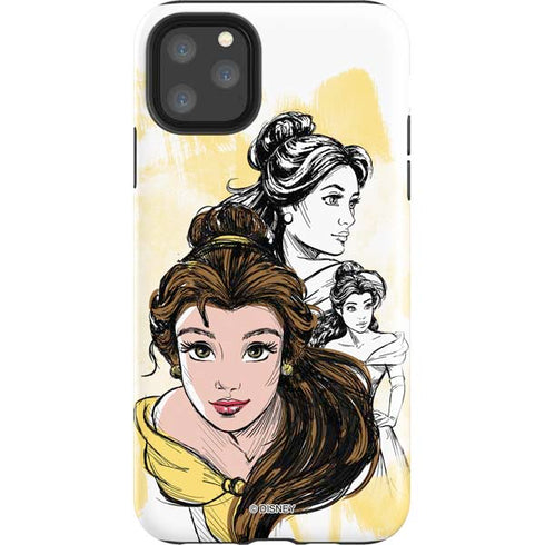 Disney Princess Belle Sketch iPhone 11 Pro Max Impact Case
