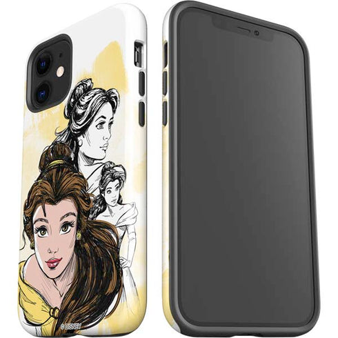 Disney Princess Belle Sketch iPhone 12 Impact Case
