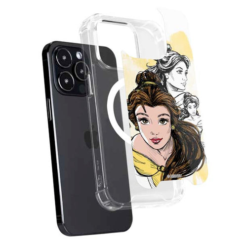 Disney Princess Belle Sketch iPhone 13 Pro MagSafe Case