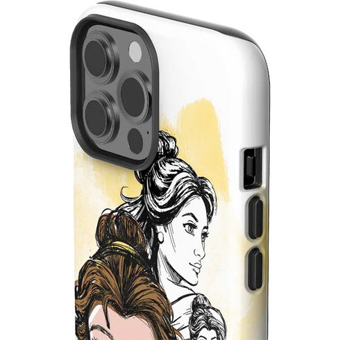 Disney Princess Belle Sketch iPhone 13 Pro Max Impact Case