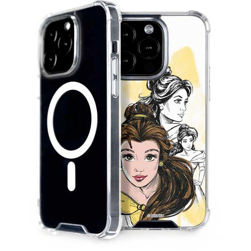 Disney Princess Belle Sketch iPhone 15 Pro MagSafe Case