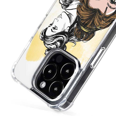 Disney Princess Belle Sketch iPhone 14 Pro MagSafe Case