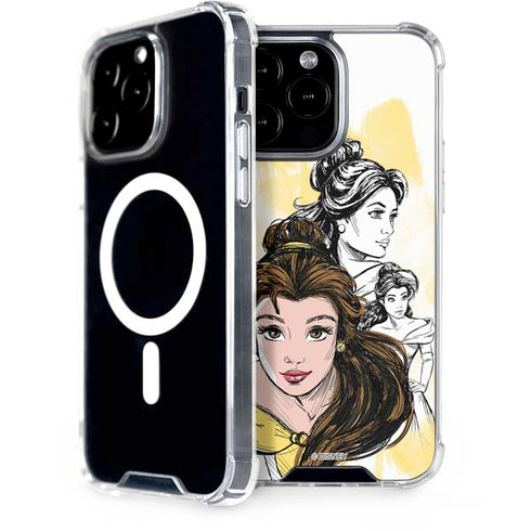 Disney Princess Belle Sketch iPhone 14 Pro Max MagSafe Case