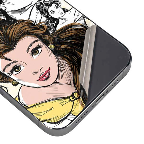 Disney Princess Belle Sketch iPhone 14 Pro Max Skin