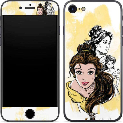 Disney Princess Belle Sketch iPhone 7 Skin