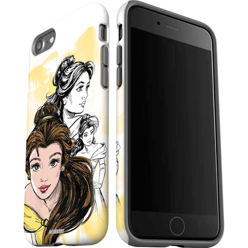 Disney Princess Belle Sketch iPhone SE (2nd & 3rd Gen) Pro Case