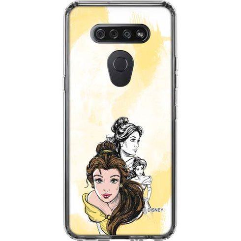 Disney Princess Belle Sketch LG K51/Q51 Clear Case