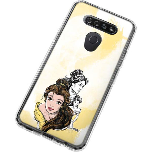 Disney Princess Belle Sketch LG K51/Q51 Clear Case