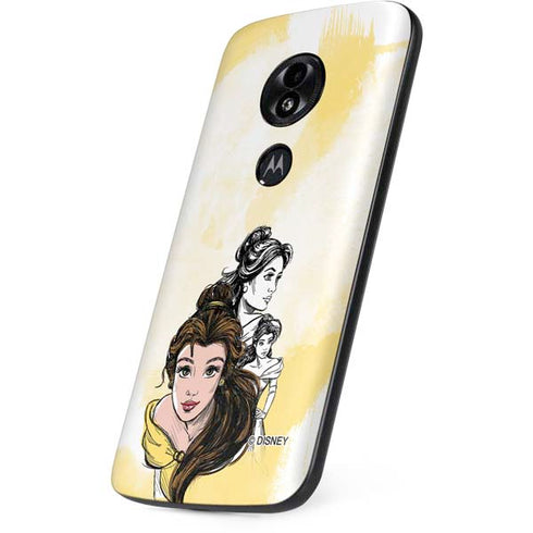 Disney Princess Belle Sketch Moto E5 Play Skin