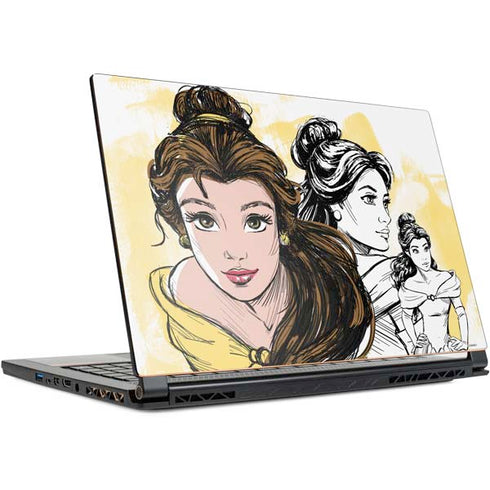 Disney Princess Belle Sketch MSI GS65 Stealth Laptop Skin