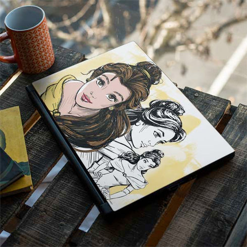 Disney Princess Belle Sketch MSI GS65 Stealth Laptop Skin