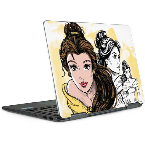 Disney Princess Belle Sketch Notebook 9 Pro 13in (2017) Skin