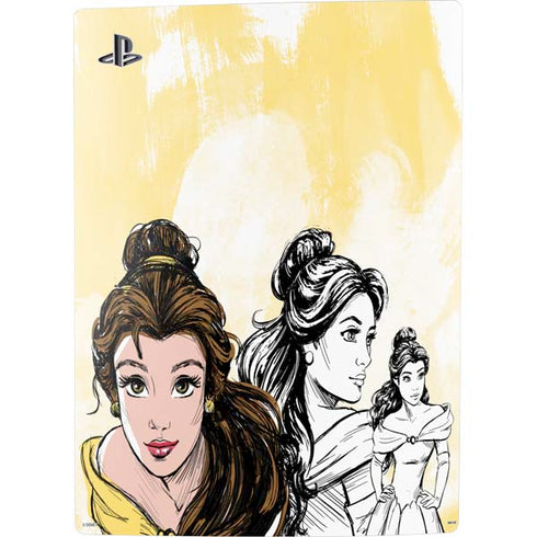Disney Princess Belle Sketch PS5 Bundle Skin
