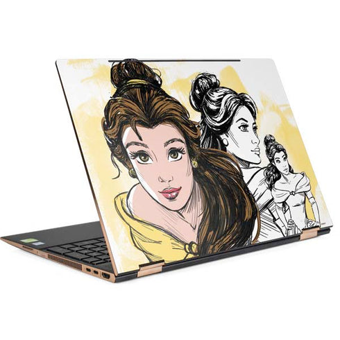 Disney Princess Belle Sketch HP Spectre Skin