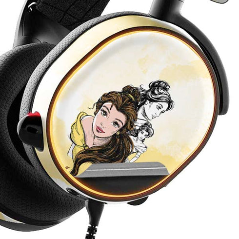 Disney Princess Belle Sketch SteelSeries Arctis 3 Skin