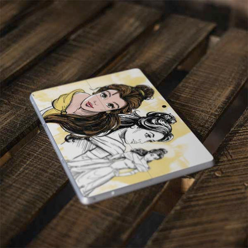 Disney Princess Belle Sketch Surface Go Skin