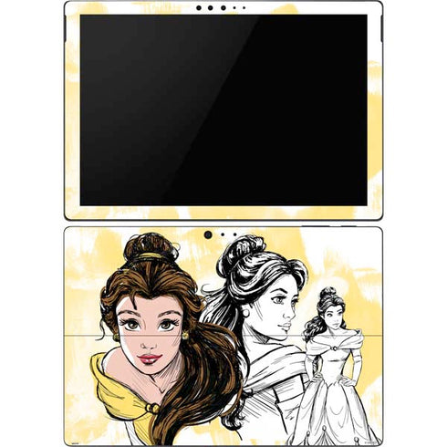 Disney Princess Belle Sketch Surface Pro 6 Skin