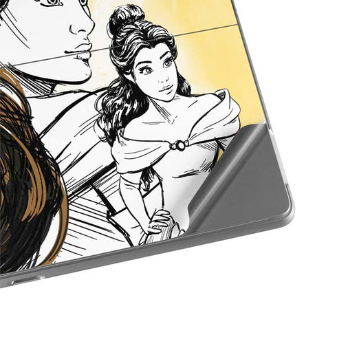 Disney Princess Belle Sketch Surface Pro 8 Skin