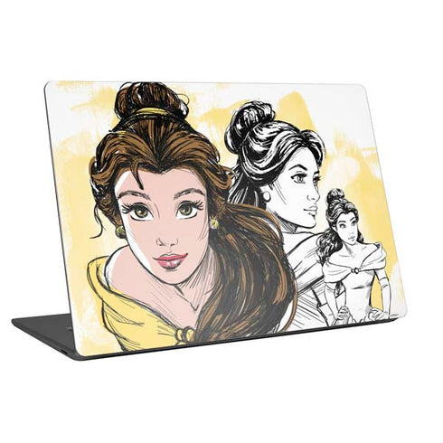Disney Princess Belle Sketch Universal Laptop 12in (9.8 x 6.8in) Skin