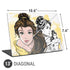 Disney Princess Belle Sketch Universal Laptop 13in (10.6 x 7.6in) Skin