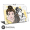 Disney Princess Belle Sketch Universal Laptop 18in (14.6 x 10.6in) Skin