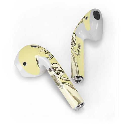 Disney Princess Belle Tale As Old As Time Art Apple AirPods Skin