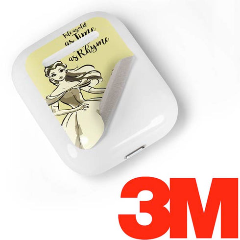 Disney Princess Belle Tale As Old As Time Art Apple AirPods Skin