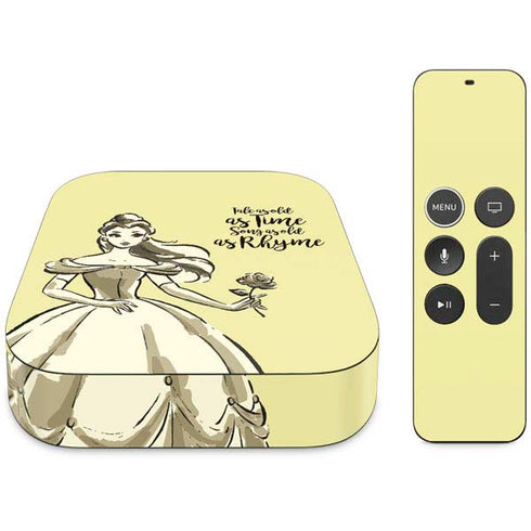 Disney Princess Belle Tale As Old As Time Art Apple TV Skin