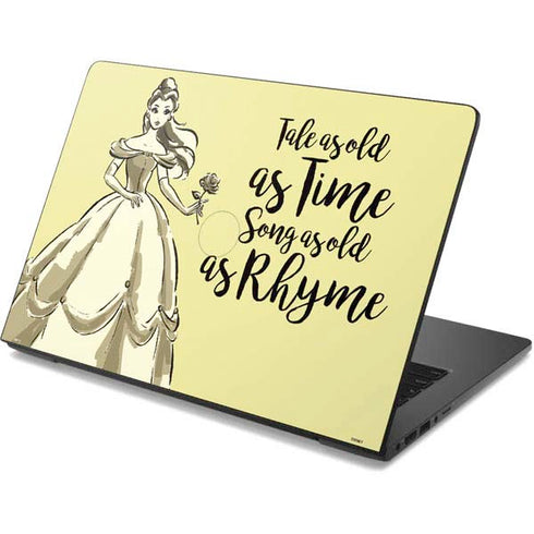 Disney Princess Belle Tale As Old As Time Art Dell Chromebook Skin