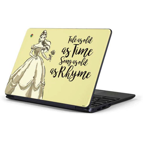 Disney Princess Belle Tale As Old As Time Art Samsung Chromebook Skin