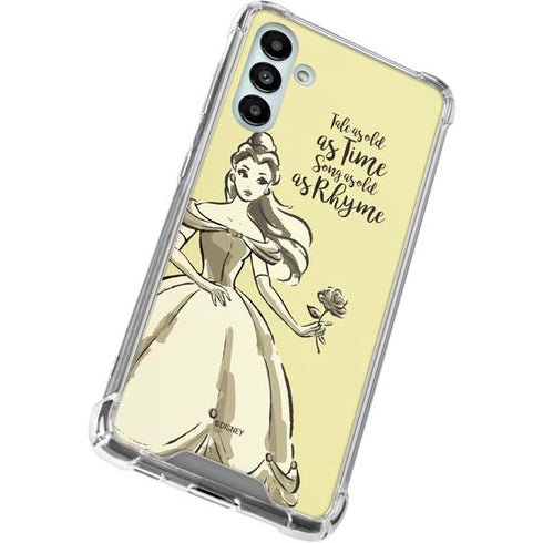 Disney Princess Belle Tale As Old As Time Art Galaxy A13 5G Clear Case