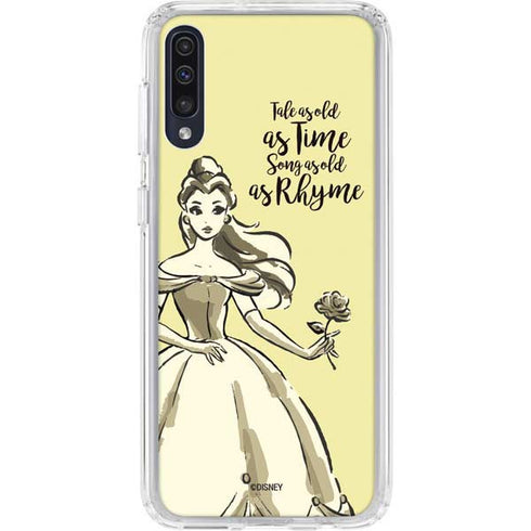 Disney Princess Belle Tale As Old As Time Art Galaxy A50 Clear Case
