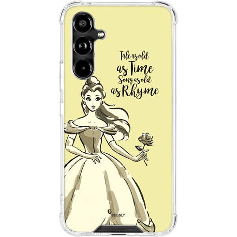 Disney Princess Belle Tale As Old As Time Art Galaxy A54 5G Clear Case