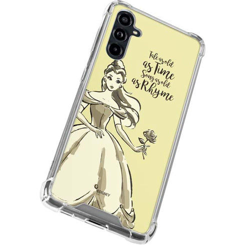 Disney Princess Belle Tale As Old As Time Art Galaxy A54 5G Clear Case