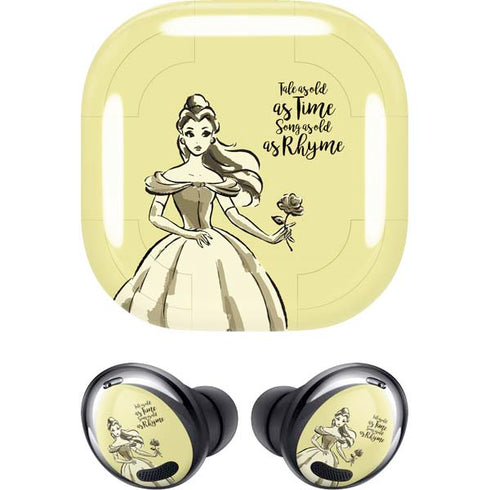 Disney Princess Belle Tale As Old As Time Art Galaxy Buds Pro Skin