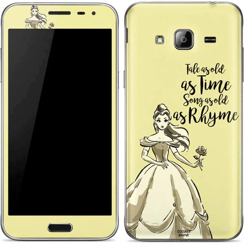 Disney Princess Belle Tale As Old As Time Art Galaxy J3 Skin