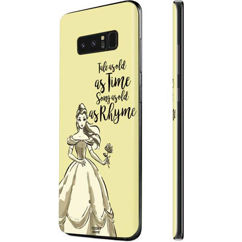 Disney Princess Belle Tale As Old As Time Art Galaxy Note 8 Skin