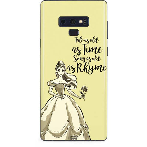 Disney Princess Belle Tale As Old As Time Art Galaxy Note 9 Skin