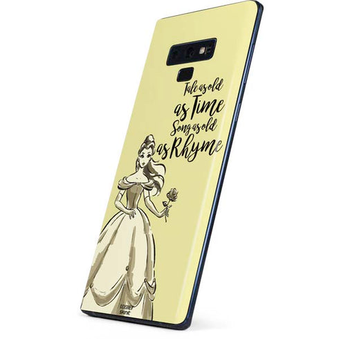 Disney Princess Belle Tale As Old As Time Art Galaxy Note 9 Skin