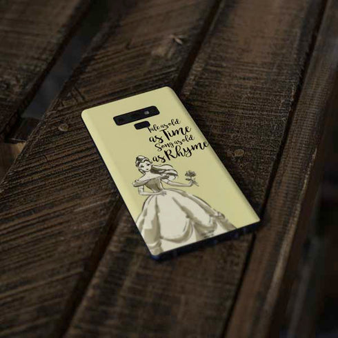 Disney Princess Belle Tale As Old As Time Art Galaxy Note 9 Skin