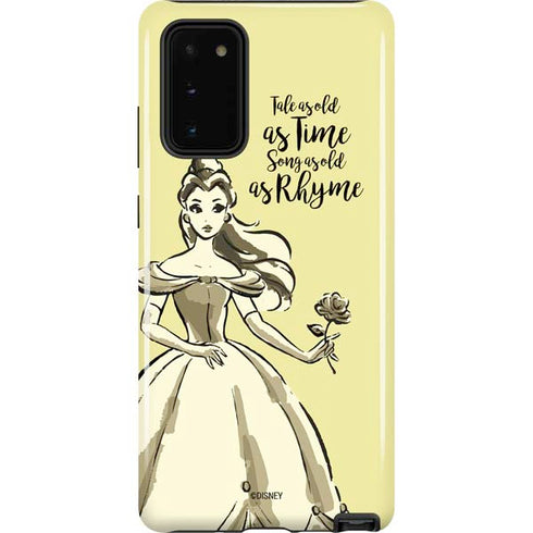 Disney Princess Belle Tale As Old As Time Art Galaxy Note20 5G Pro Case