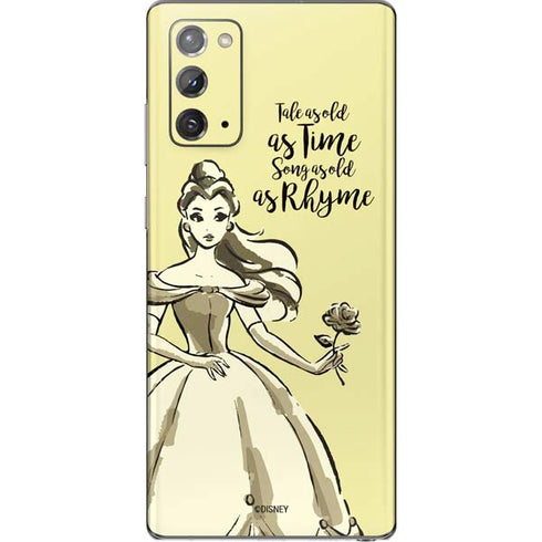 Disney Princess Belle Tale As Old As Time Art Galaxy Note20 5G Skin