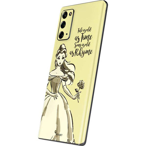 Disney Princess Belle Tale As Old As Time Art Galaxy Note20 5G Skin