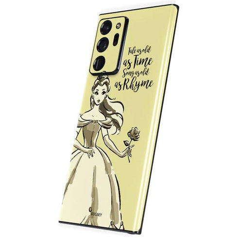 Disney Princess Belle Tale As Old As Time Art Galaxy Note20 Ultra 5G Skin